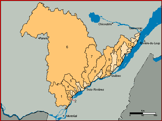 Rgion hydrographique du Saint-Laurent nord-ouest (05)