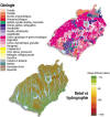 Cliquez pour agrandir - Gologie - Relief et hydrographie