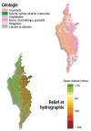 Cliquez pour agrandir - Gologie - Relief et hydrographie 