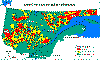 Cliquez pour agrandir - Acidité des lacs du Québec méridional