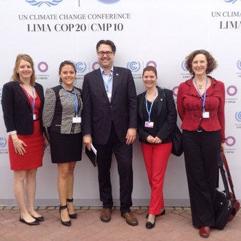 The Québec delegation to the Conference of the Parties