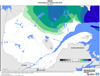 Neige (%) Pourcentage de la normale