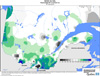 Neige au sol (%) Pourcentage de la normale