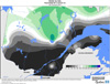 Neige au sol (%) Pourcentage de la normale