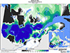 Neige au sol (%) Pourcentage de la normale