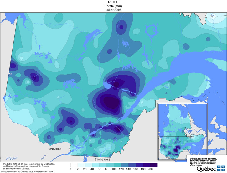 Pluie totale (mm)