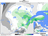 Neige (%) Pourcentage de la normale