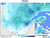 Neige au sol (cm) Valeurs observées