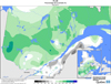 Pluie (%) Pourcentage de la normale