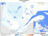 Température minimale (°C) - Anomalie