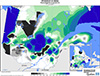 Neige au sol (%) Pourcentage de la normale