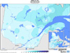 Neige au sol (cm) Valeurs observées