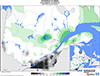 Neige au sol (%) Pourcentage de la normale