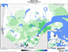 Neige au sol (%) Pourcentage de la normale