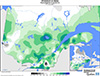 Neige au sol (%) Pourcentage de la normale