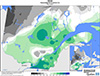 Neige (%) Pourcentage de la normale