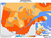 Température minimale (°C) - Classification