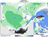 Neige au sol (%) Pourcentage de la normale