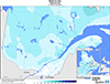 Neige au sol (cm) Valeurs observées