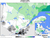 Neige au sol (%) Pourcentage de la normale