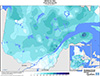 Neige au sol (cm) Valeurs observées