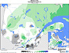 Neige au sol (%) Pourcentage de la normale