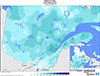 Neige au sol (cm) Valeurs observées