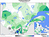 Neige au sol (%) Pourcentage de la normale