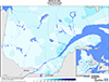 Neige au sol (cm) Valeurs observées