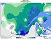 Neige au sol (%) de la normale