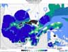 Neige au sol (%) Pourcentage de la normale