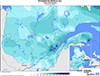 Neige au sol (cm) Valeurs observées