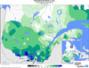 Neige au sol (%) Pourcentage de la normale