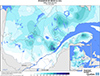 Neige au sol (cm) Valeurs observées