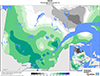 Neige (%) Pourcentage de la normale