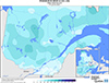 Neige au sol (cm) Valeurs observées