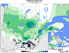 Neige au sol (%) Pourcentage de la normale