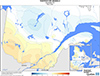 Température minimale (°C) - Anomalie