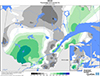 Neige (%) Pourcentage de la normale