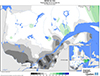 Neige au sol (%) Pourcentage de la normale