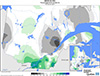 Neige au sol (%) Pourcentage de la normale