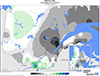 Neige au sol (%) Pourcentage de la normale