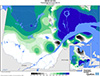 Neige au sol (%) Pourcentage de la normale