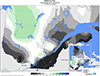 Neige au sol (%) Pourcentage de la normale