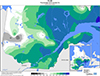 Pluie (%) Pourcentage de la normale