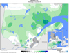 Neige au sol (%) Pourcentage de la normale