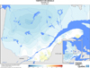 Température minimale (°C) - Anomalie