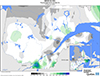 Neige au sol (%) Pourcentage de la normale