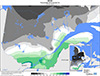 Neige (%) Pourcentage de la normale