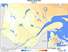 Température moyenne (°C) - Anomalie